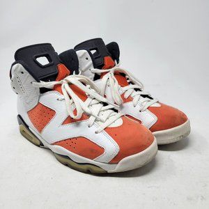 Jordan 6 Retro Gatorade Like Mike US 8 384664-145 2017 White Orange carm…